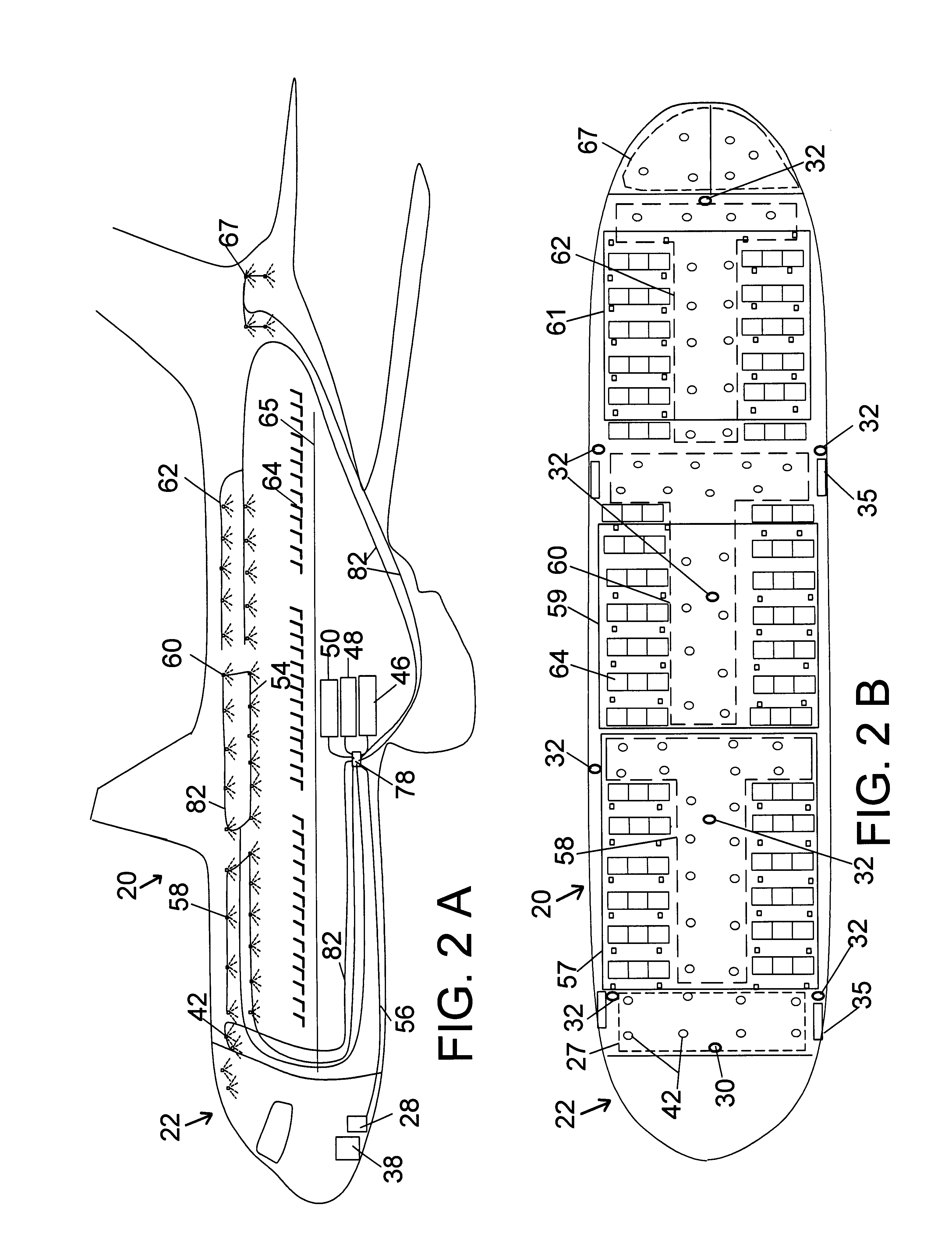 Method and system for countering hostile activity aboard an airplane