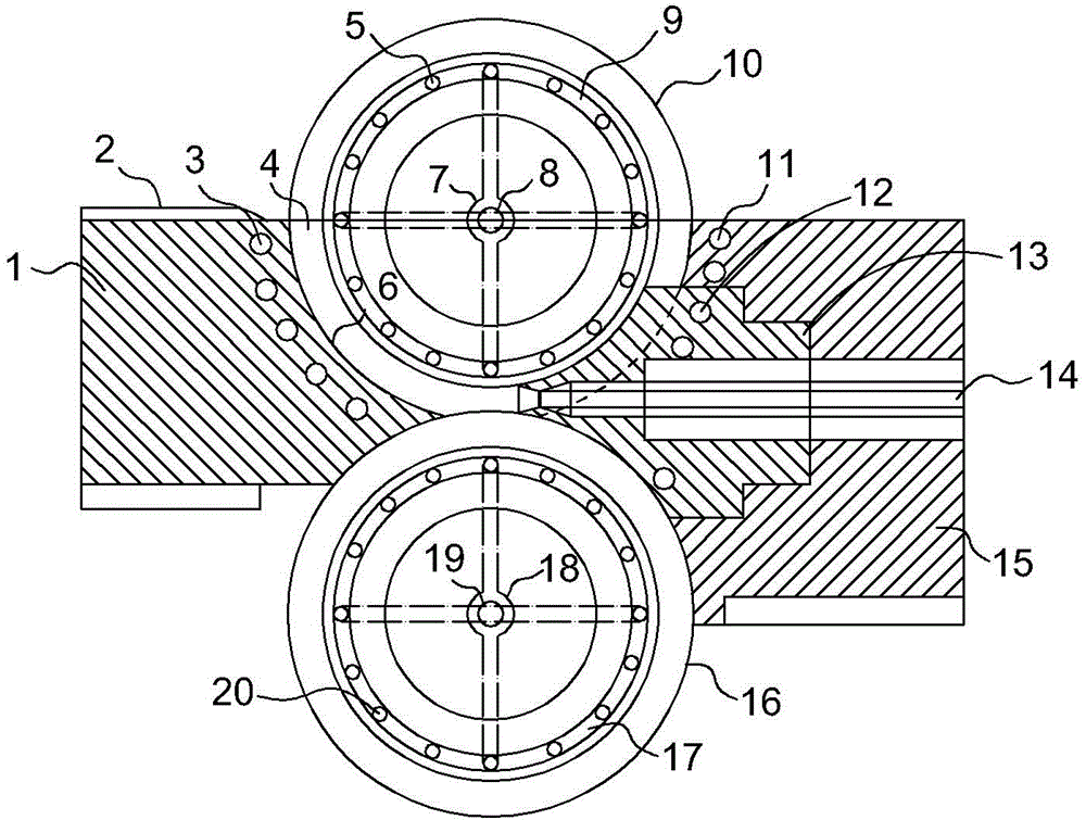 Non-ferrous metal continuous casting-rolling-extrusion integral processing forming device and method