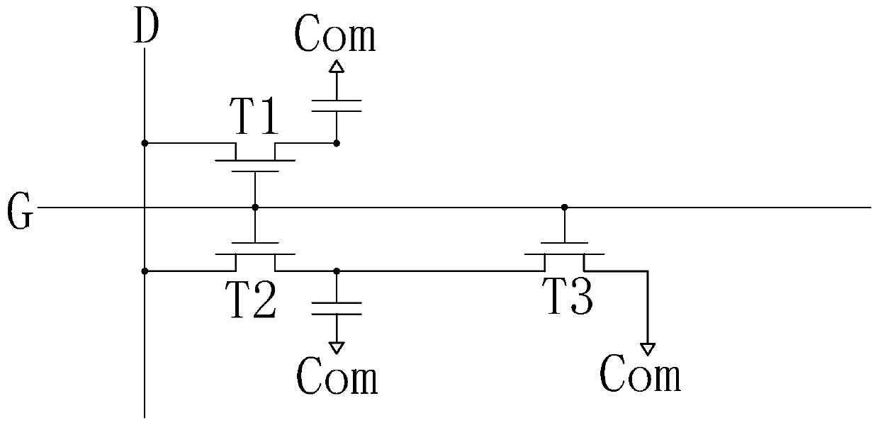 tft array substrate structure