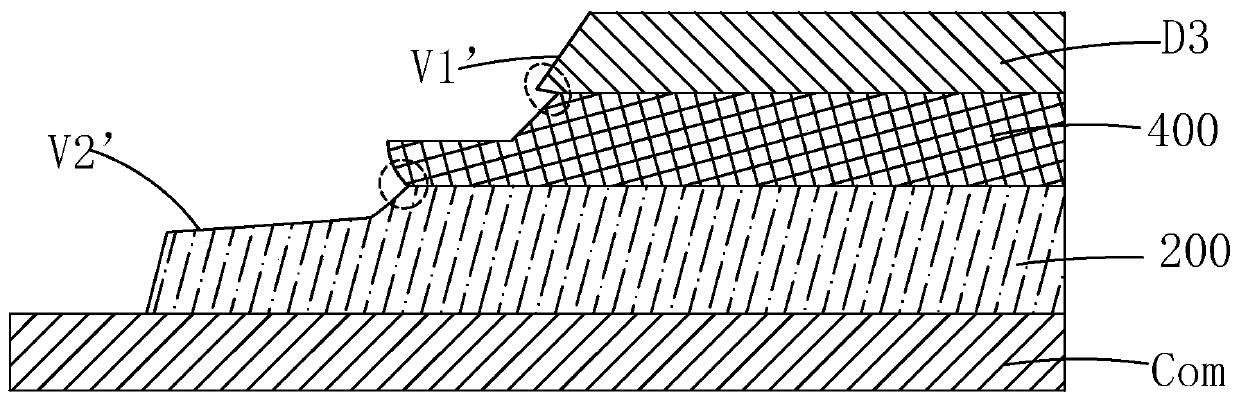 tft array substrate structure