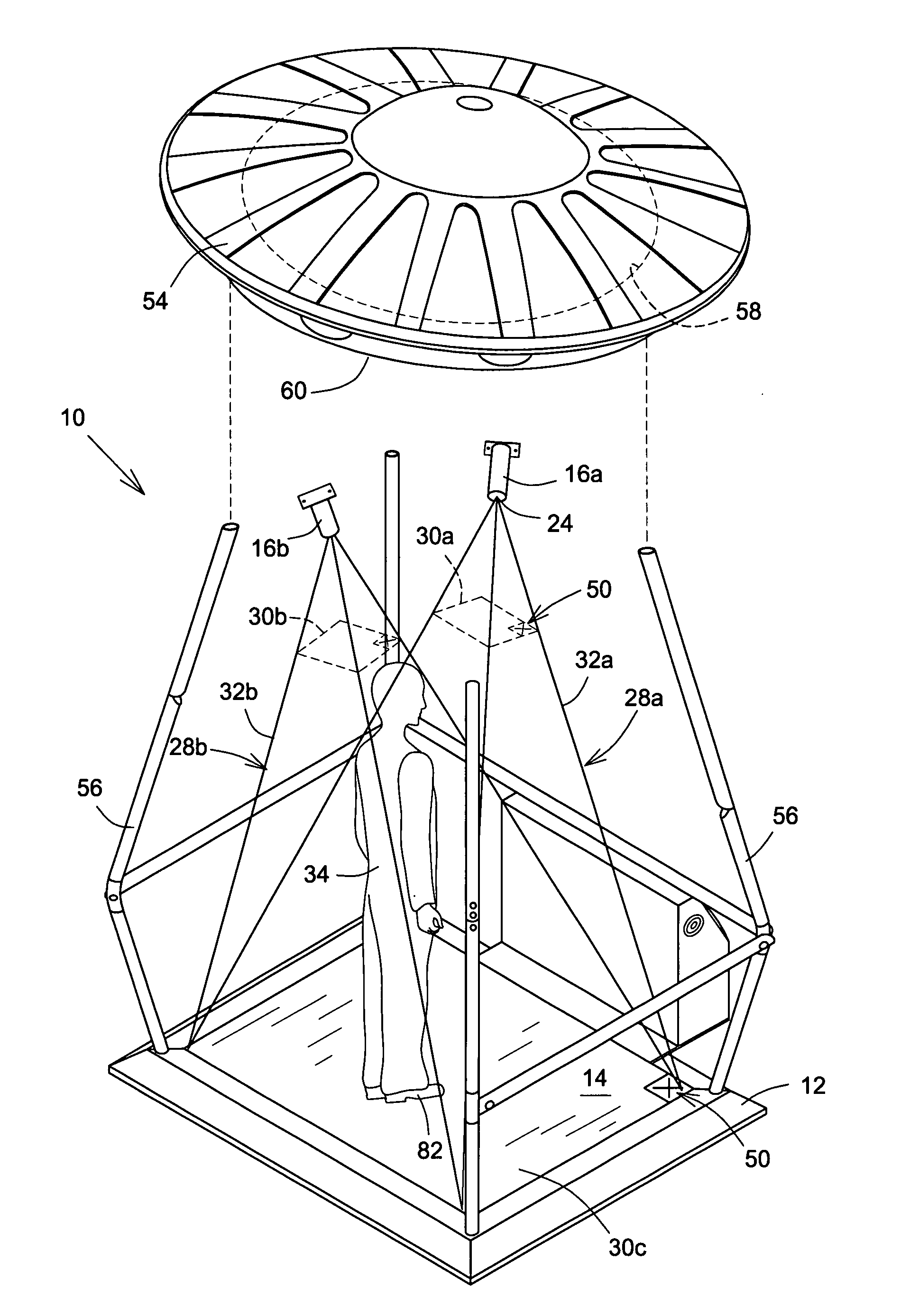 Interactive image projection system and method