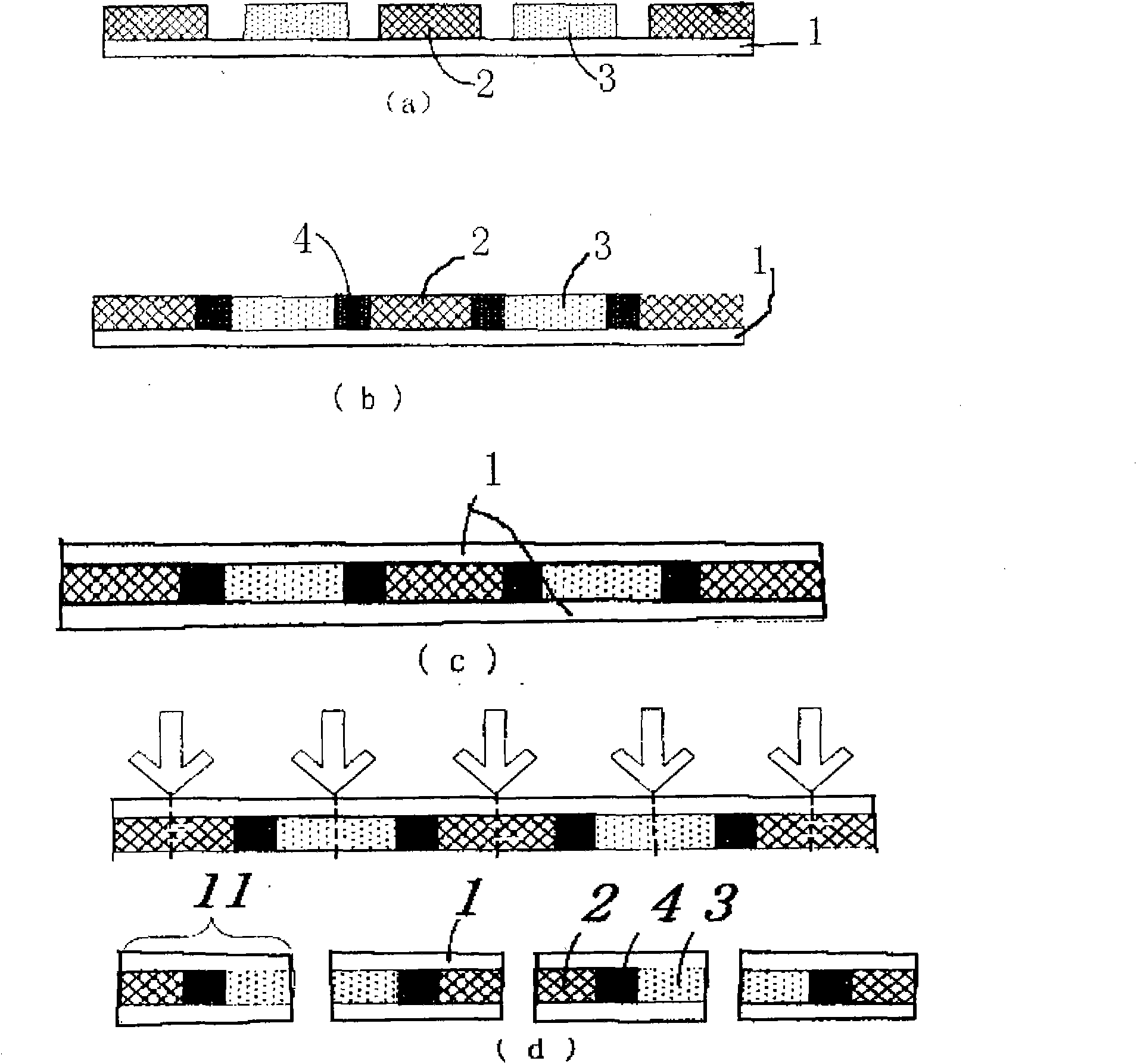 Hybrid minitype super capacitor based on organic electrolyte and manufacturing method thereof