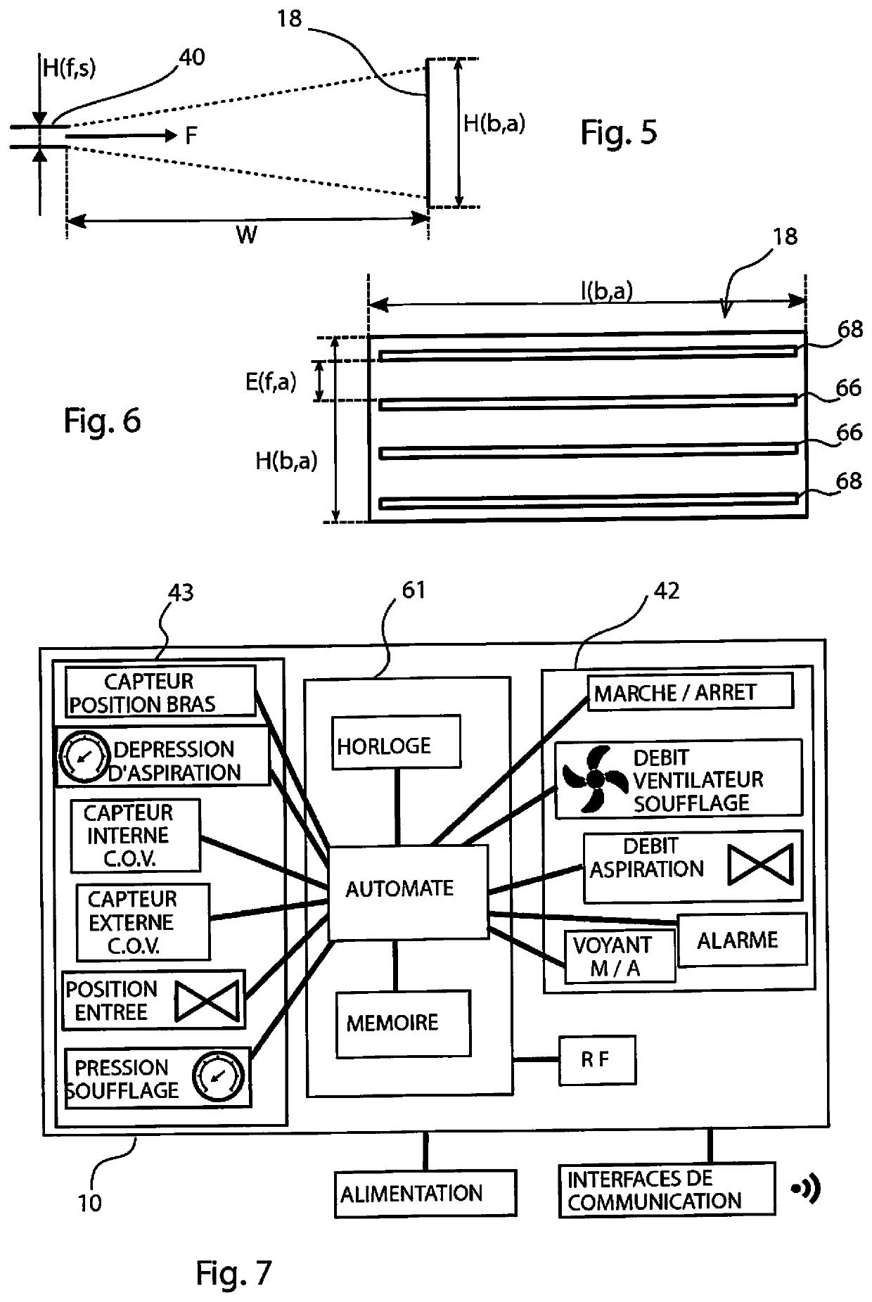 Air extraction device for protecting people from pollutant emissions