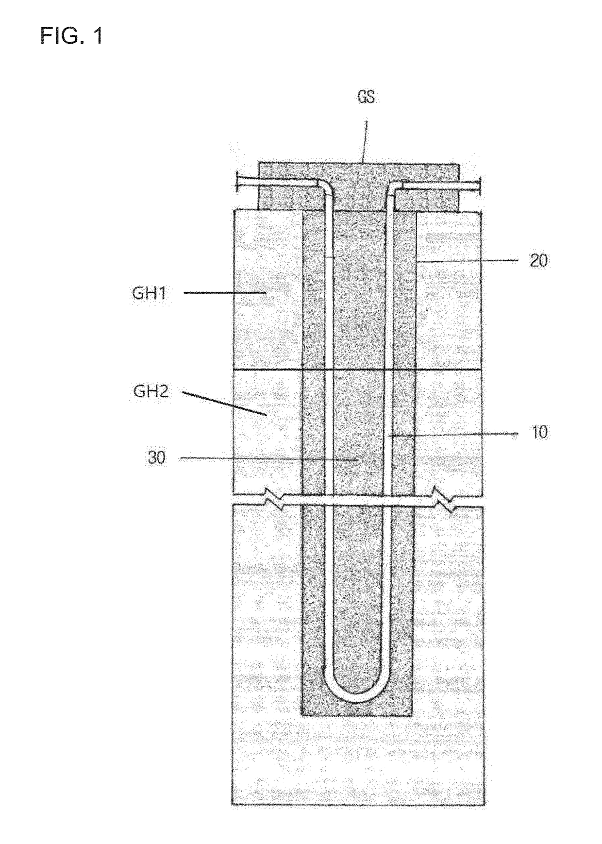 Geothermal heat exchange system and construction method thereof