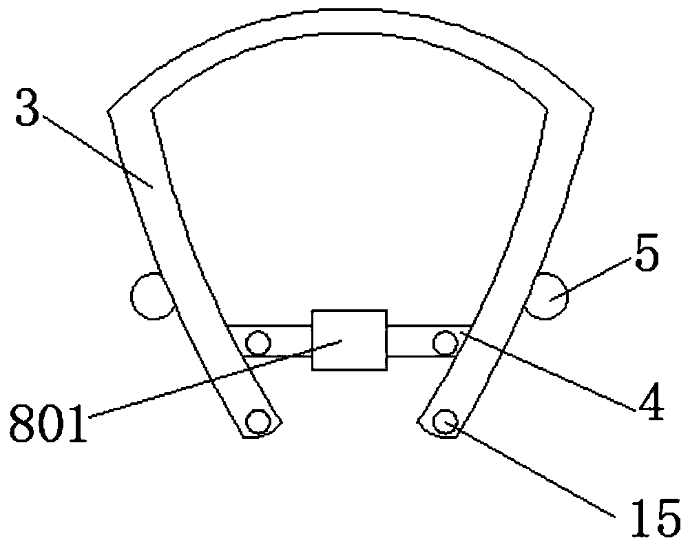 A dish draining device for household use imitating people shaking and draining and air drying