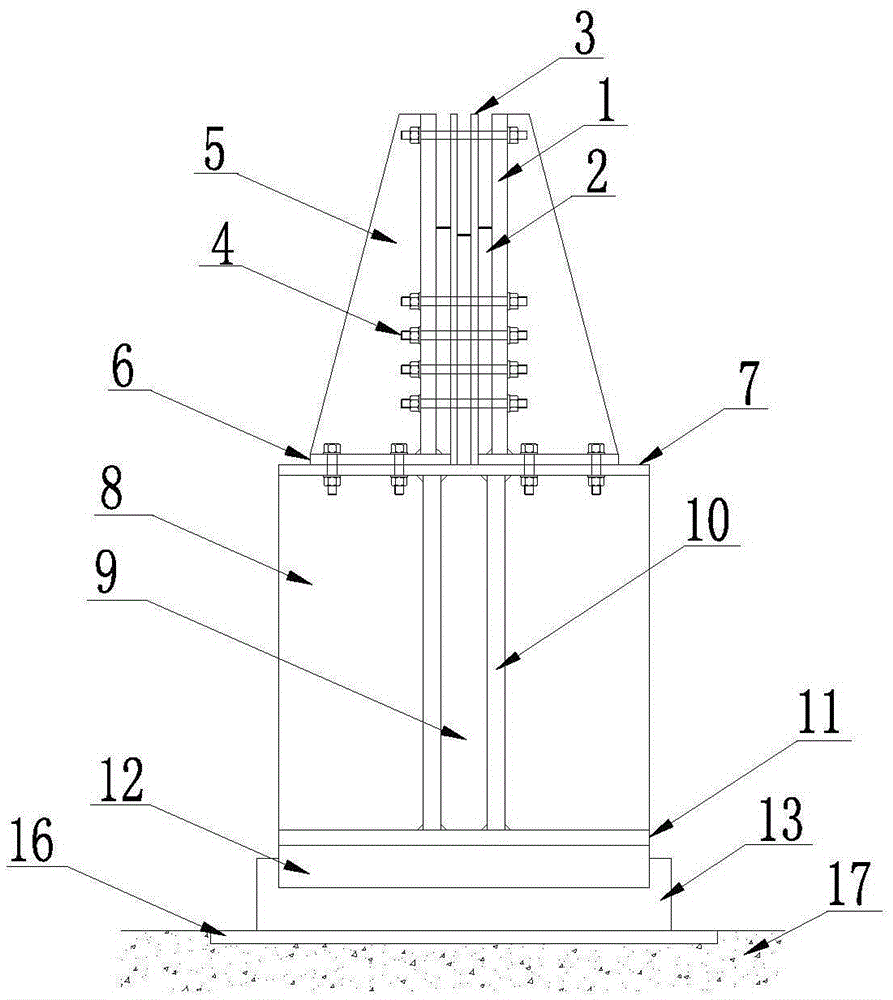 Assembled cable saddle structure for suspension bridge