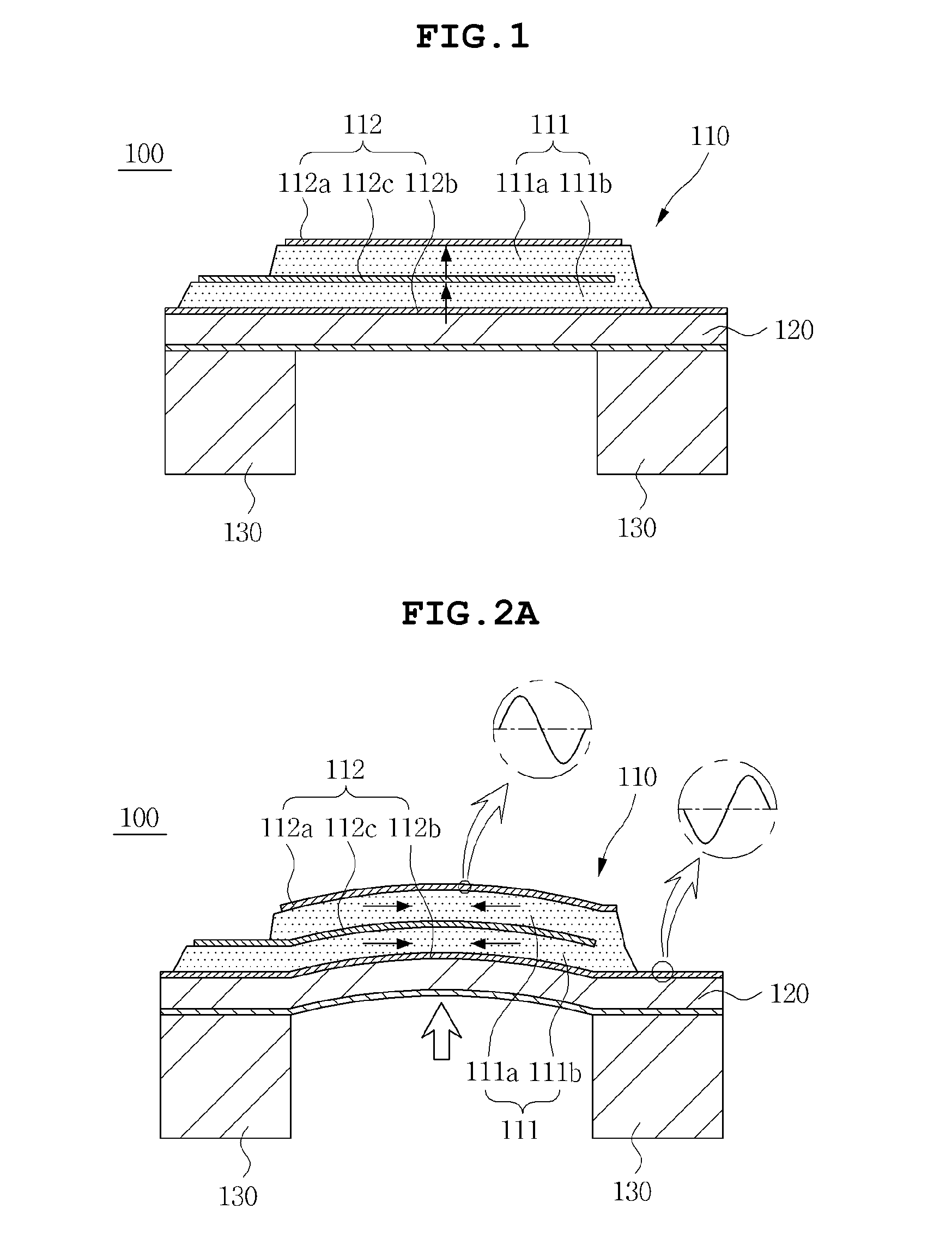 Piezoelectric actuator module and MEMS sensor having the same