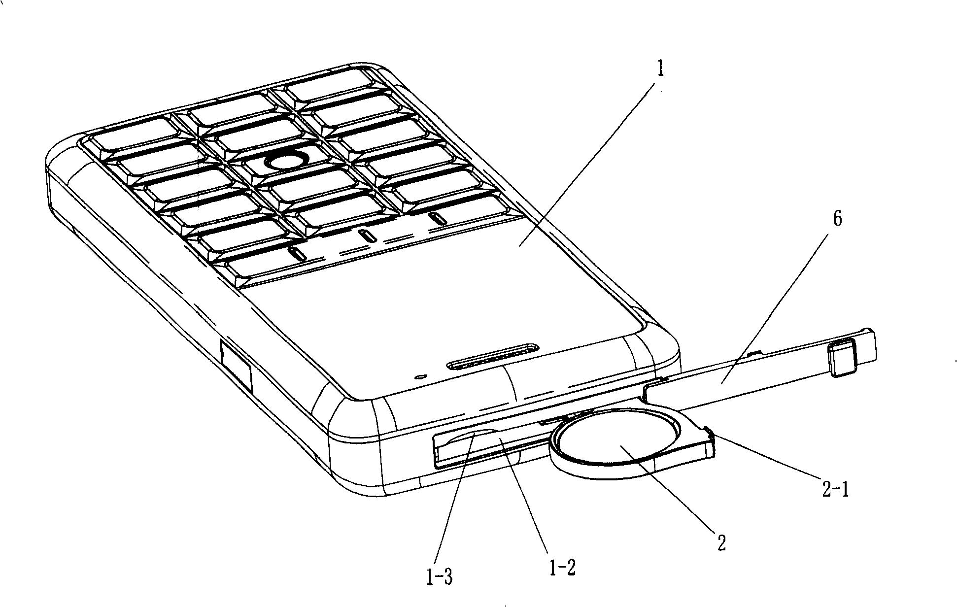 Magnifying glass with illuminating effect mounted on small-sized electric appliance and application thereof