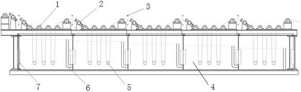 Solvent-method regenerated cellulose membrane washing system and washing method and application