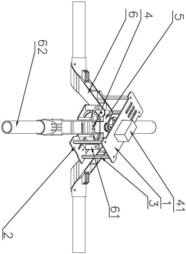 Deformable folding structure of multi-rotor type aircraft
