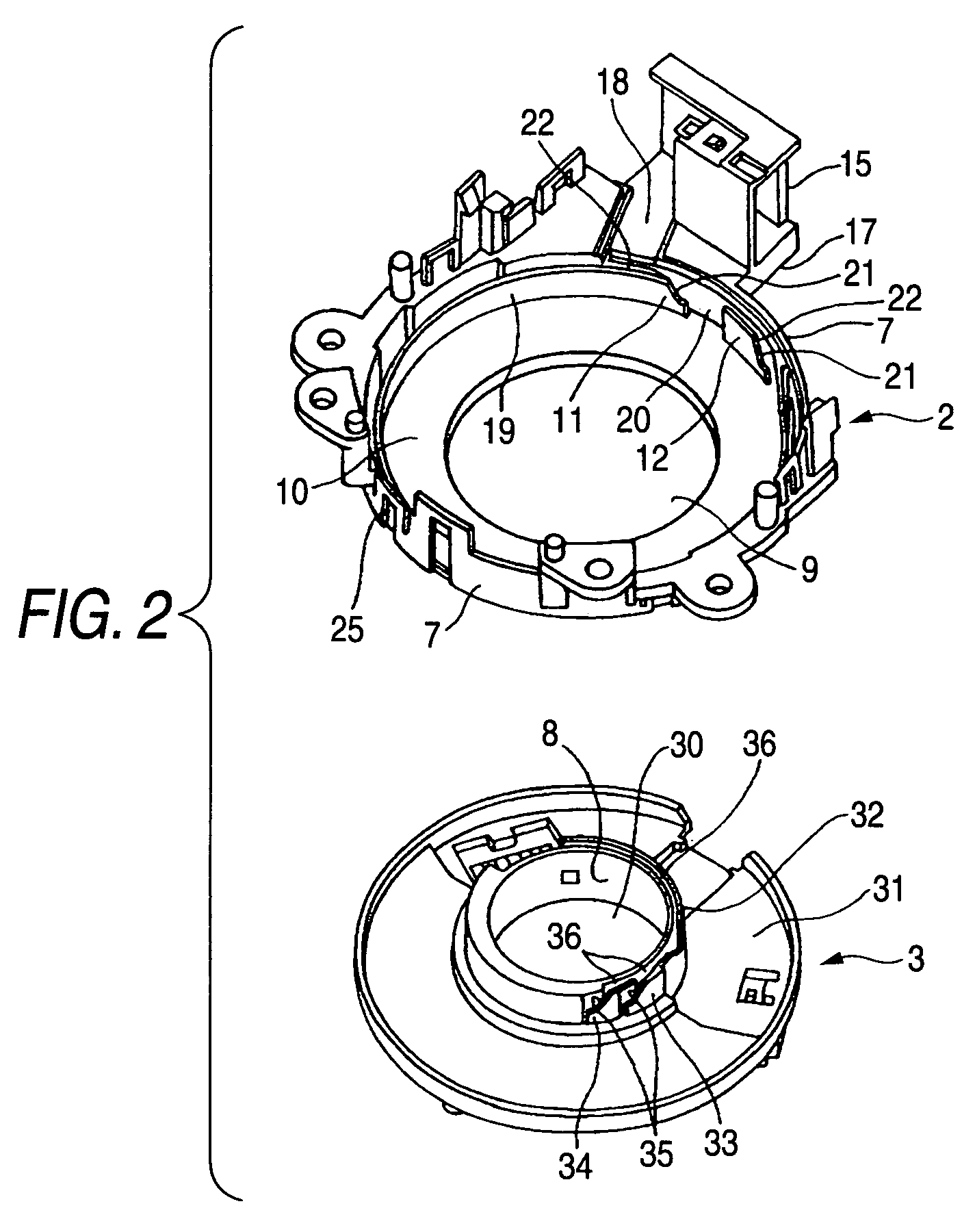 Rotary connector device