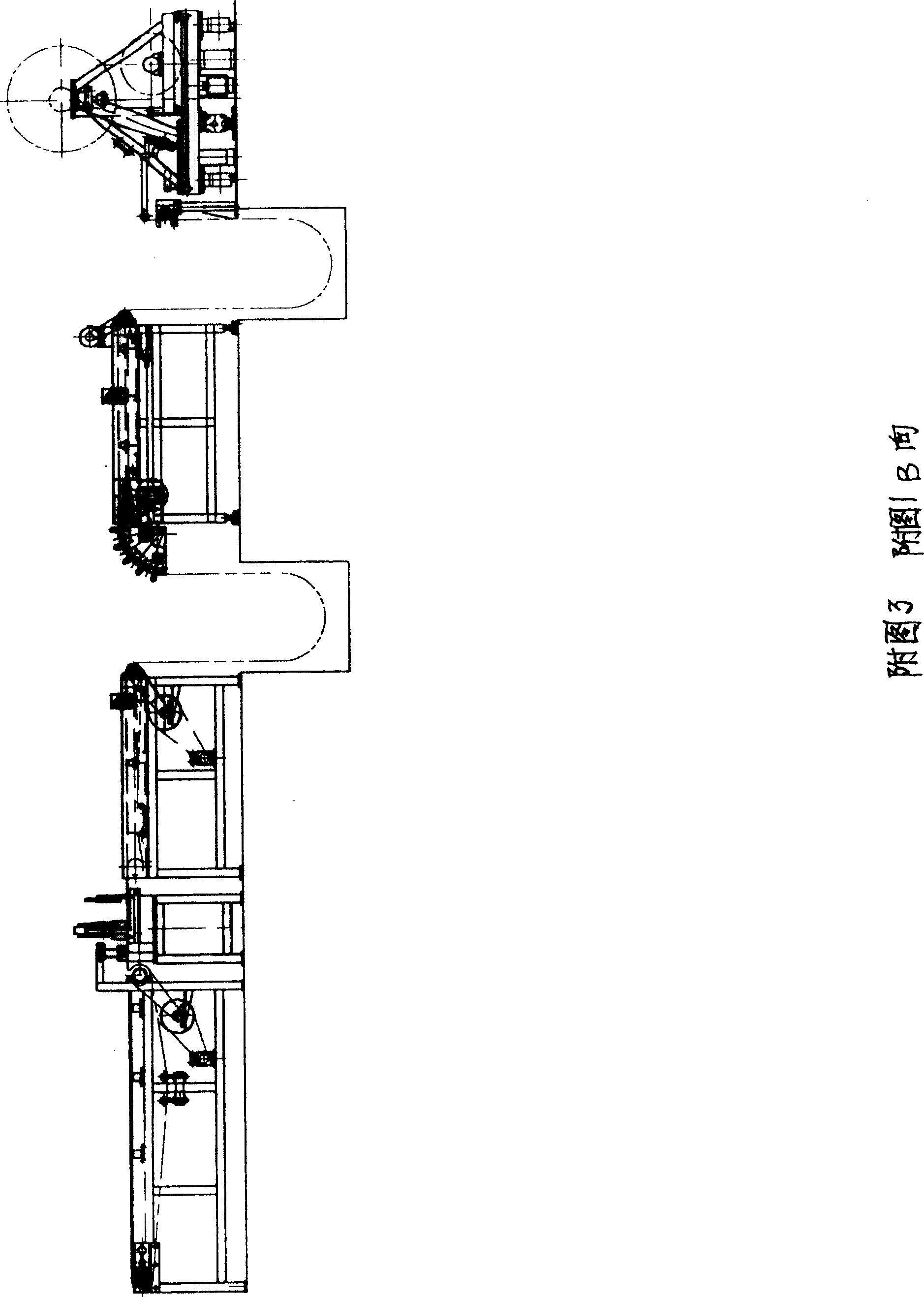 Automatic machine for cutting and jointing cord fabric of radial plytyre