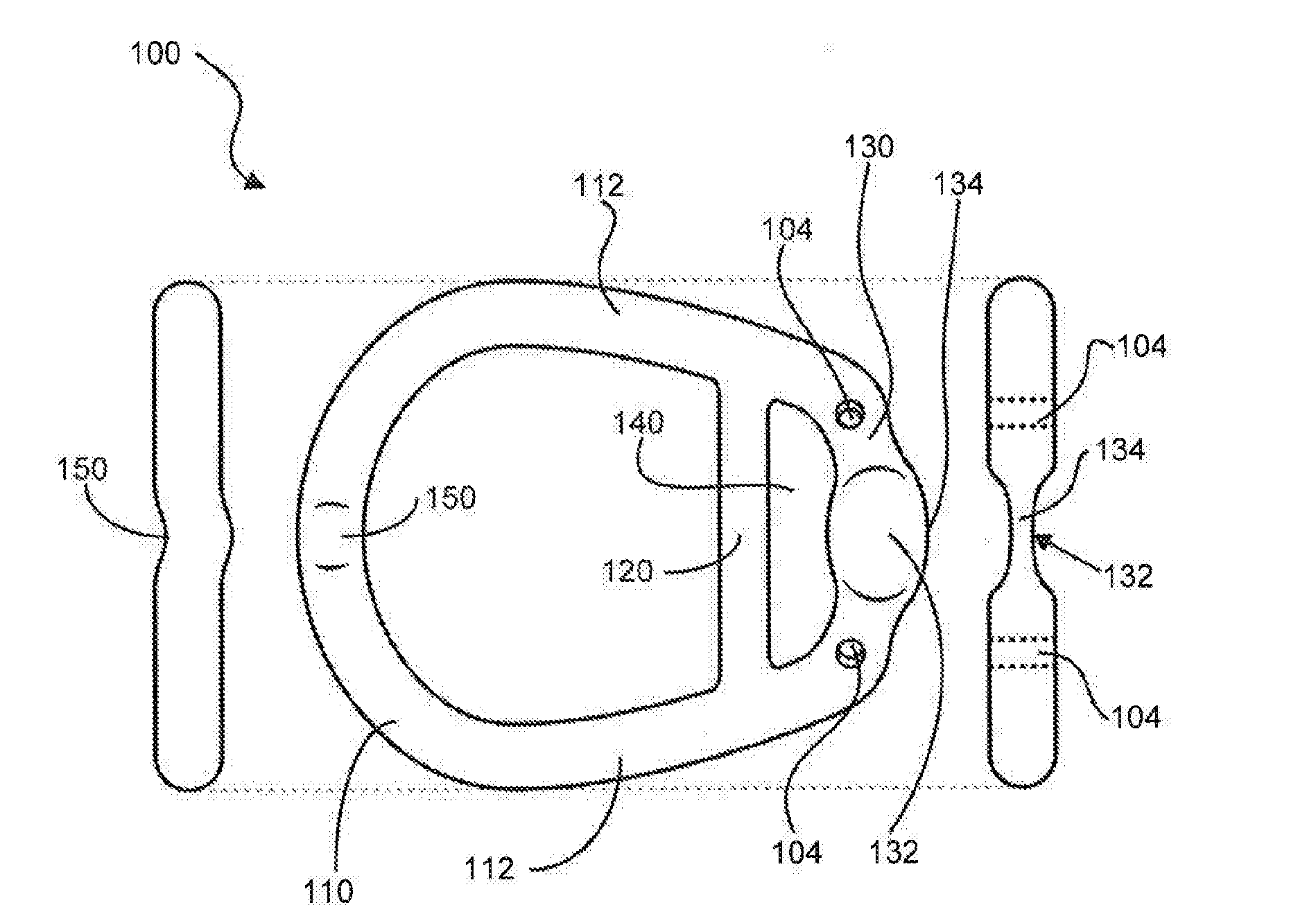 Surgical vaginal support device for surgical treatment of pelvic organ prolapse