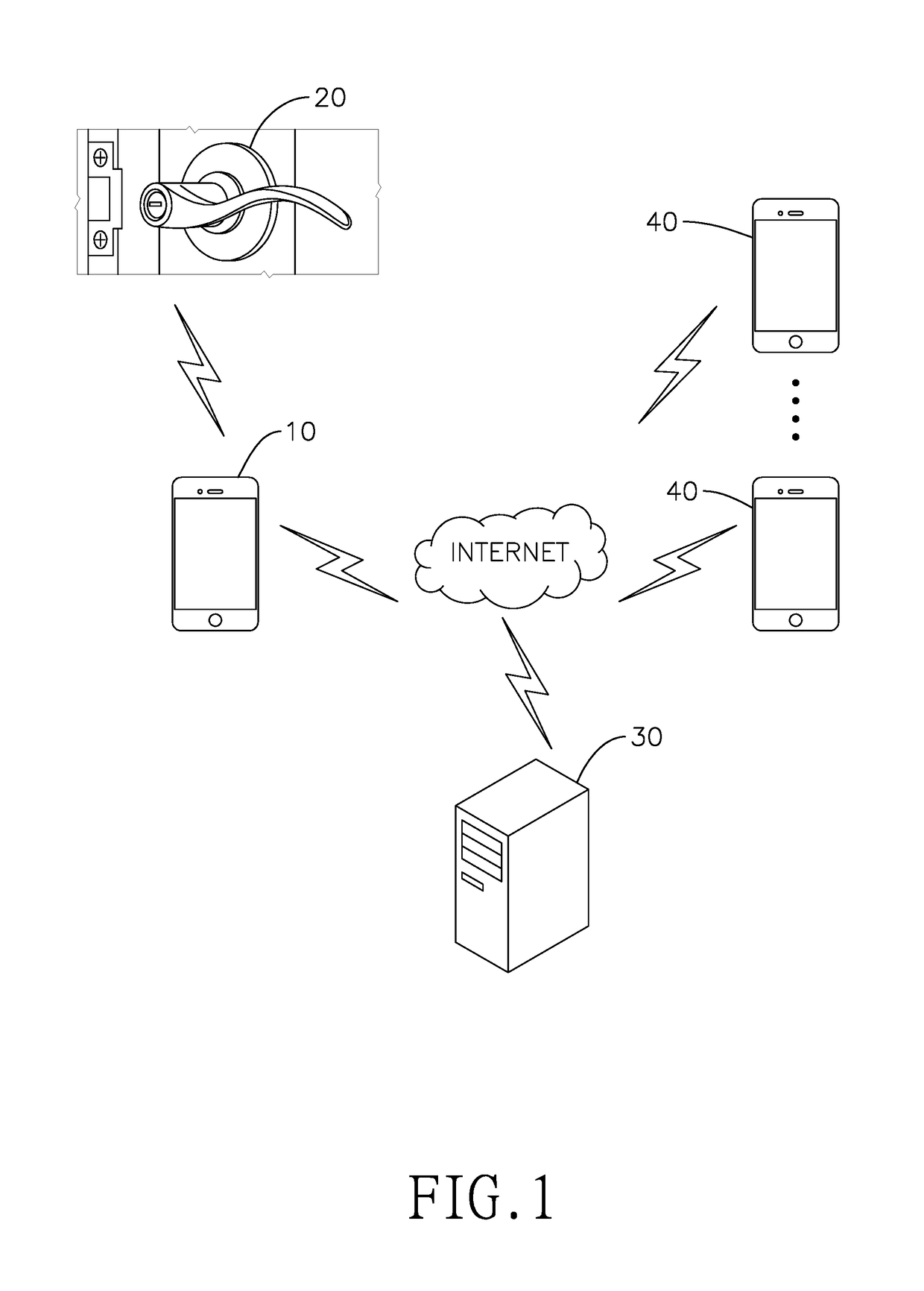 Wireless door lock system with an emergency reporting function and method for operating the same