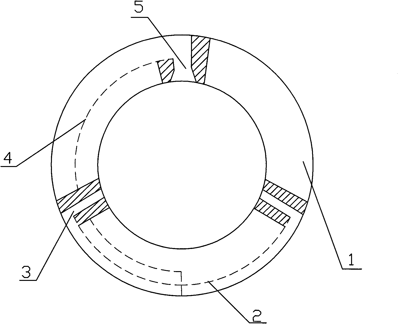 Extruding die of double color line