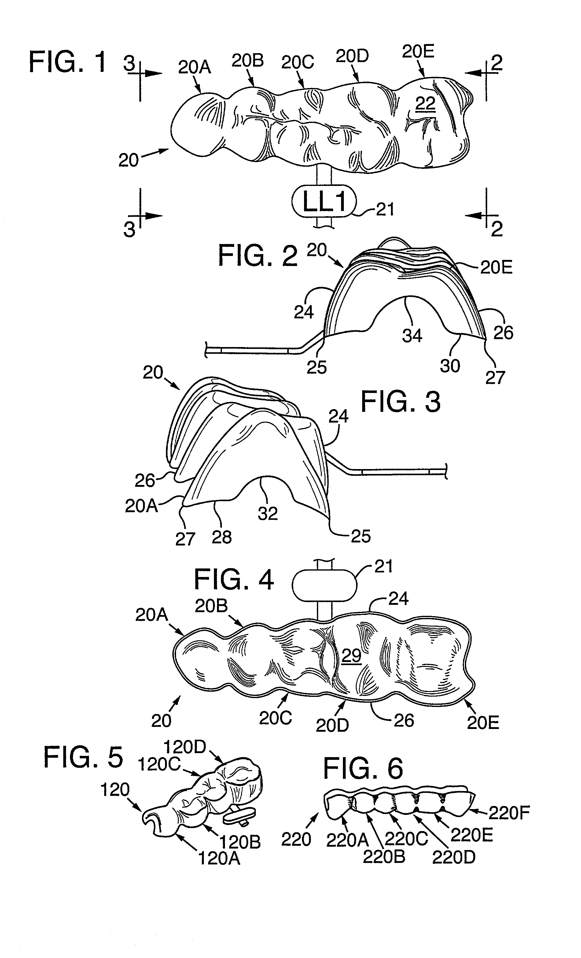 Quadrant and anterior dental shells and method of making a multi-tooth crown or bridge