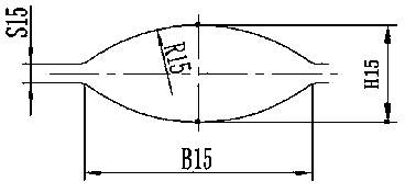 Rolling process shared by round hole with diameter of 5.5 and threaded hole with diameter of 6.0