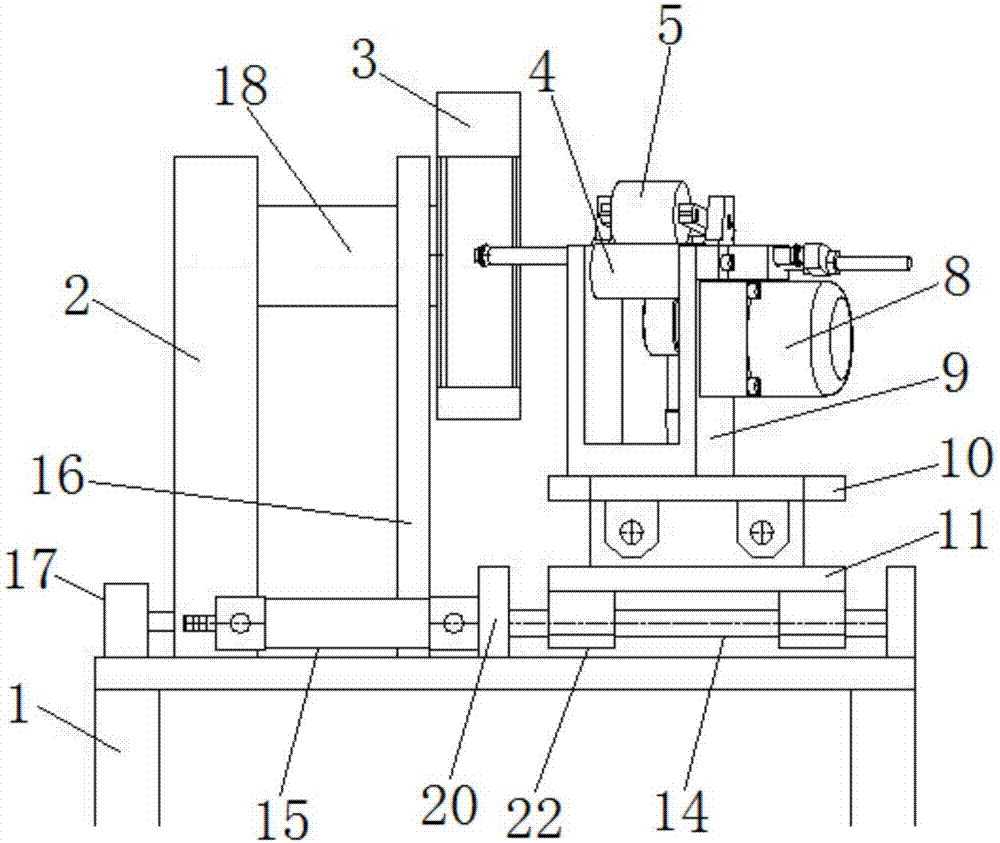 Device for polishing surface of spherical joint of high-pressure oil pipe