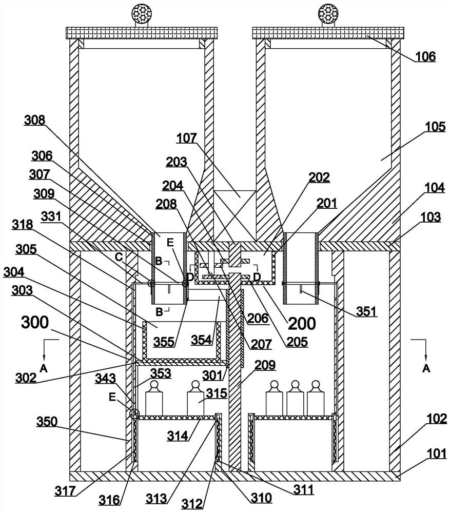 Traditional Chinese medicine powder measuring machine and using method thereof