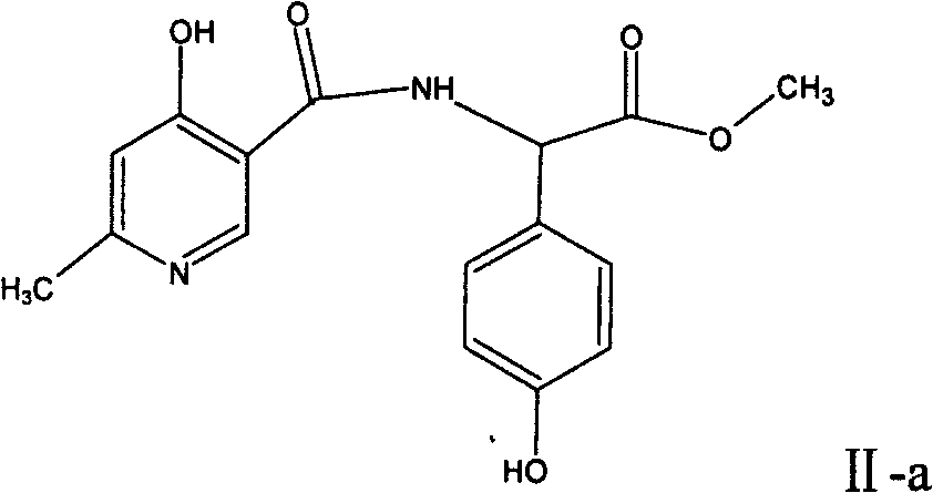 Process for synthesizing D-alpha-(6-methyl-4-hydroxyl nicotinamide base)p-hydroxyphenylacetic acid