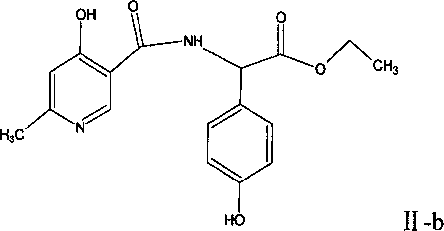 Process for synthesizing D-alpha-(6-methyl-4-hydroxyl nicotinamide base)p-hydroxyphenylacetic acid