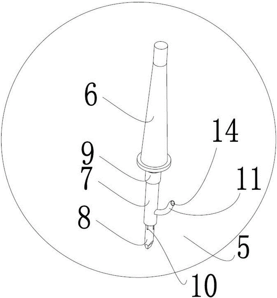 Smoke discharge equipment and method for substation antenna soldering