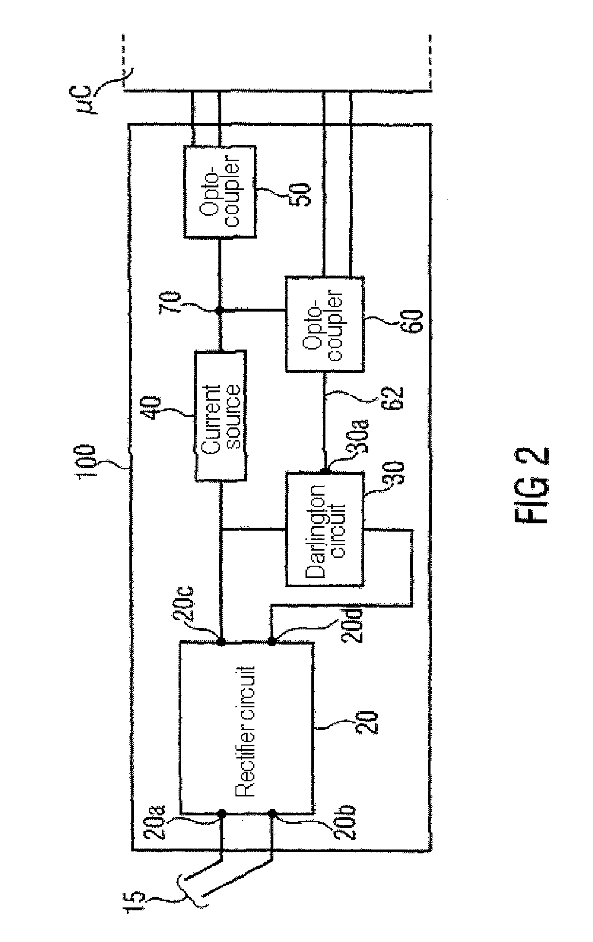 Surge-proof interface circuit