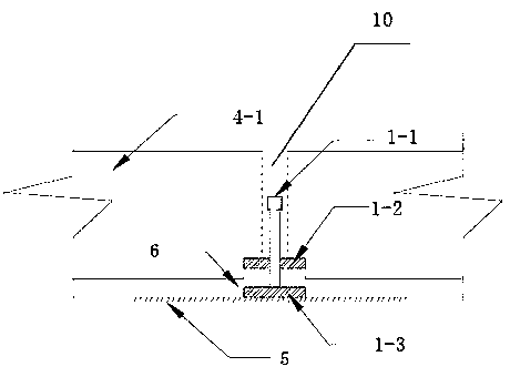 Rapid replacement and repair method and device for road intersection pavement structure