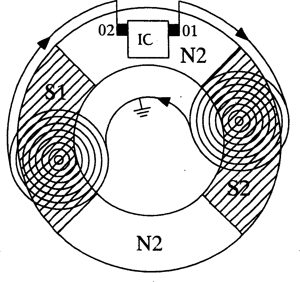 DC brushless oscillating motor