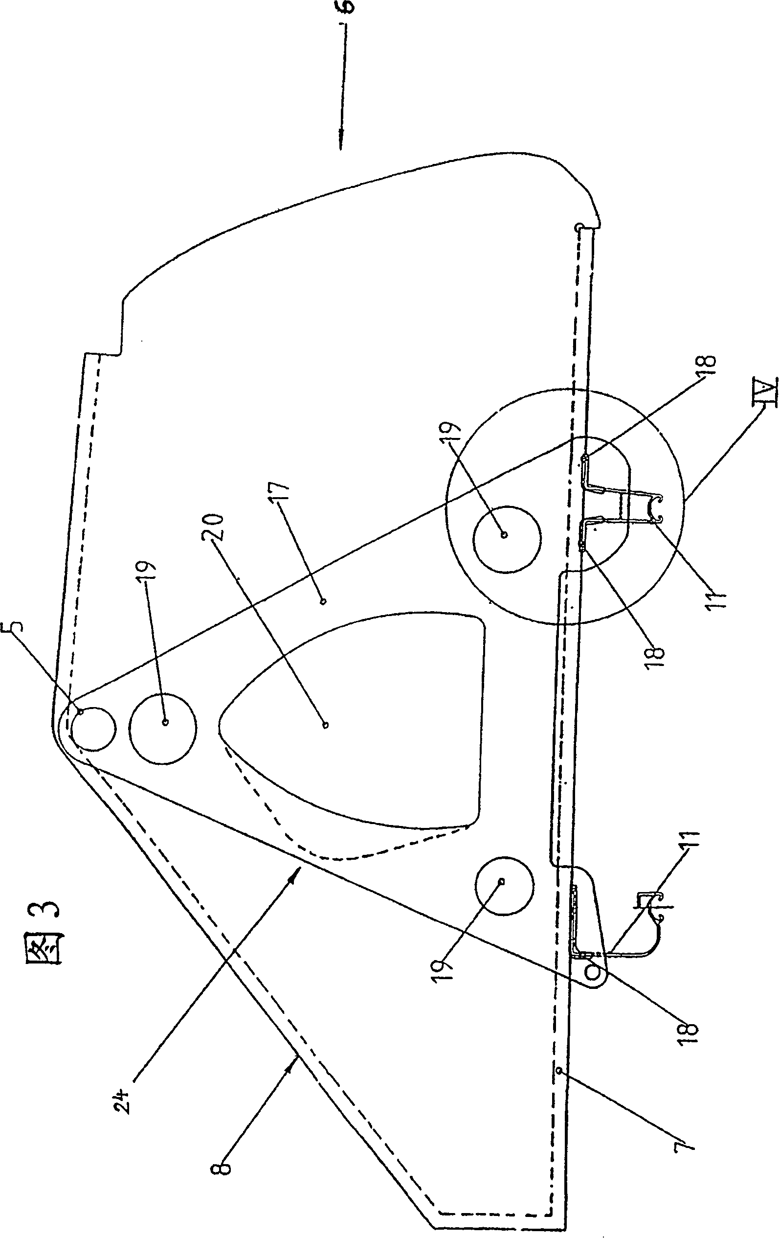 Overhead luggage container, particularly for airplanes