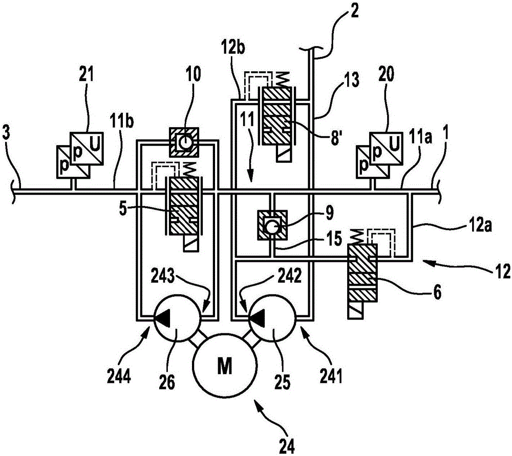 Assembly for a hydraulic motor-vehicle brake system and brake system having such an assembly