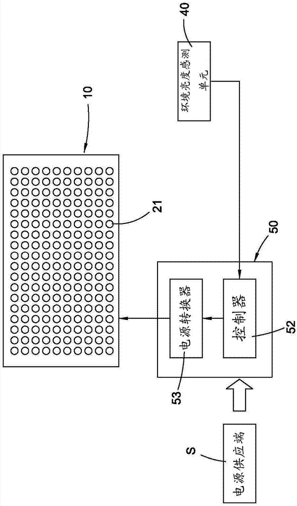 Scene simulation lighting device