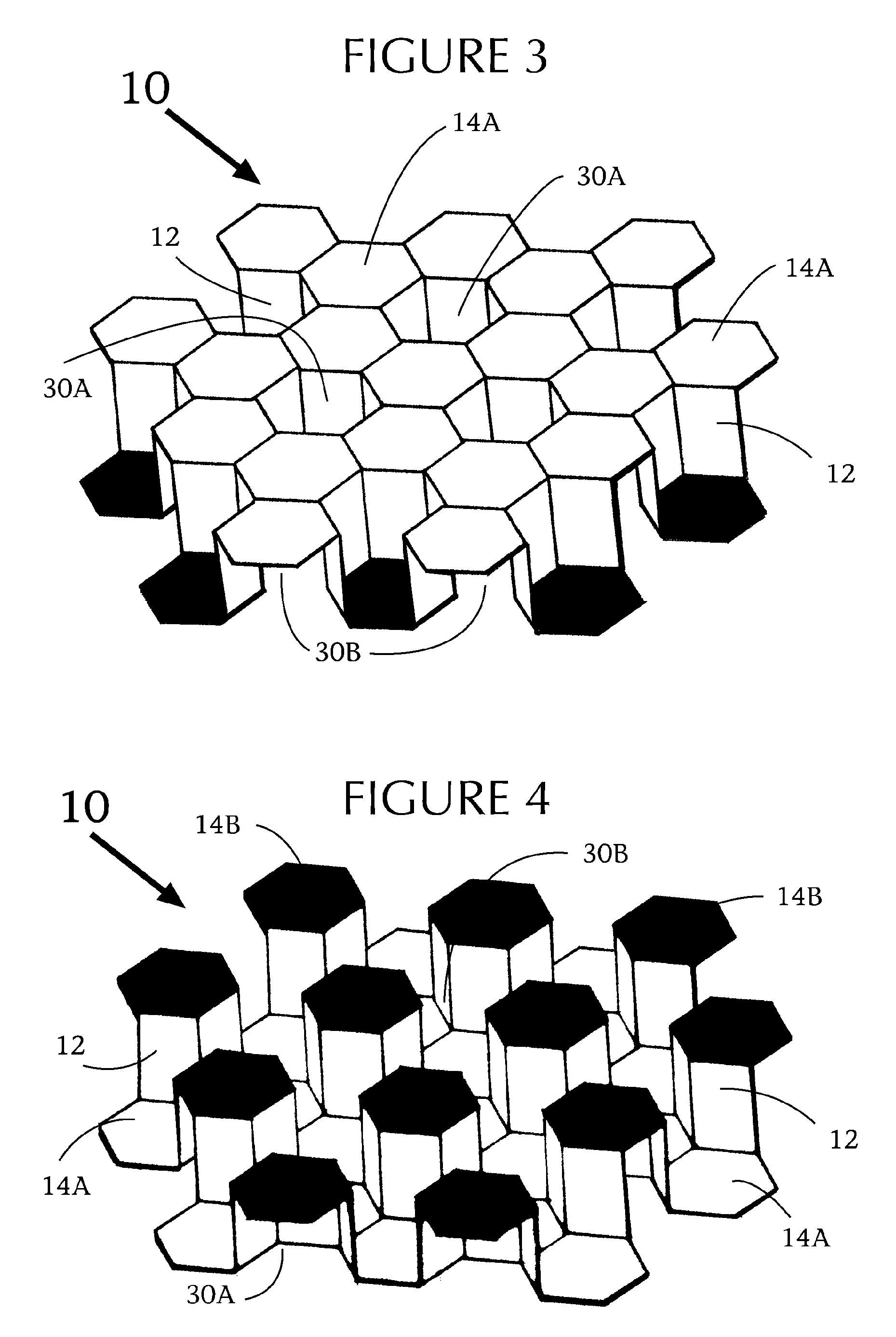 Flexible construction element with large bonding surface area and method of manufacture