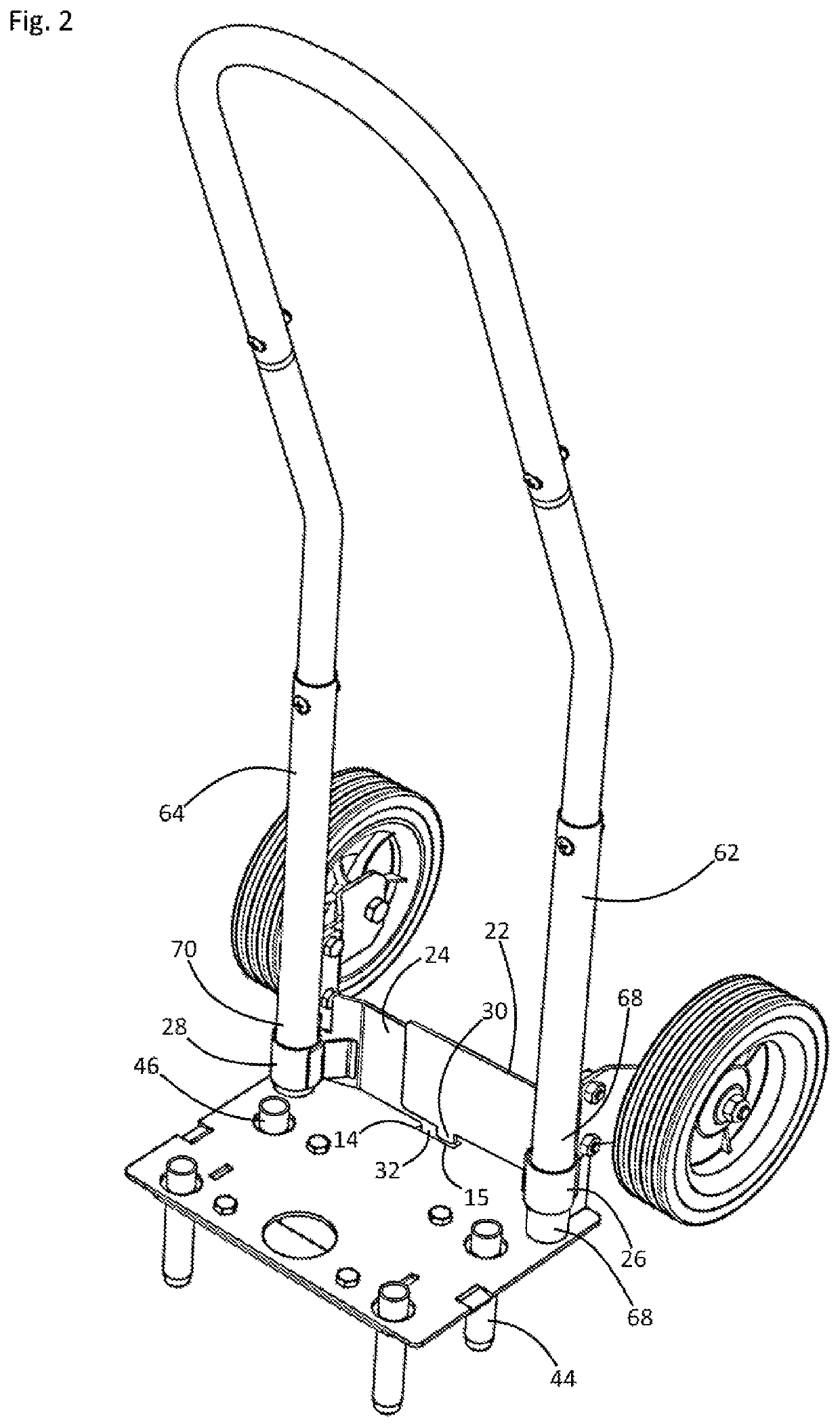 Wheeled hand truck