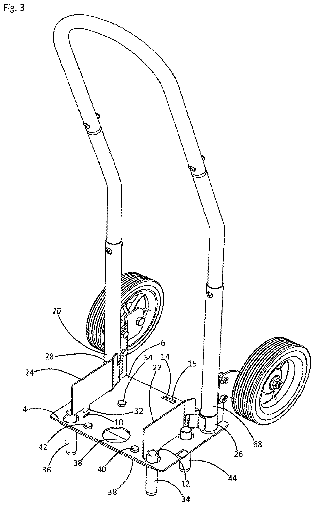 Wheeled hand truck