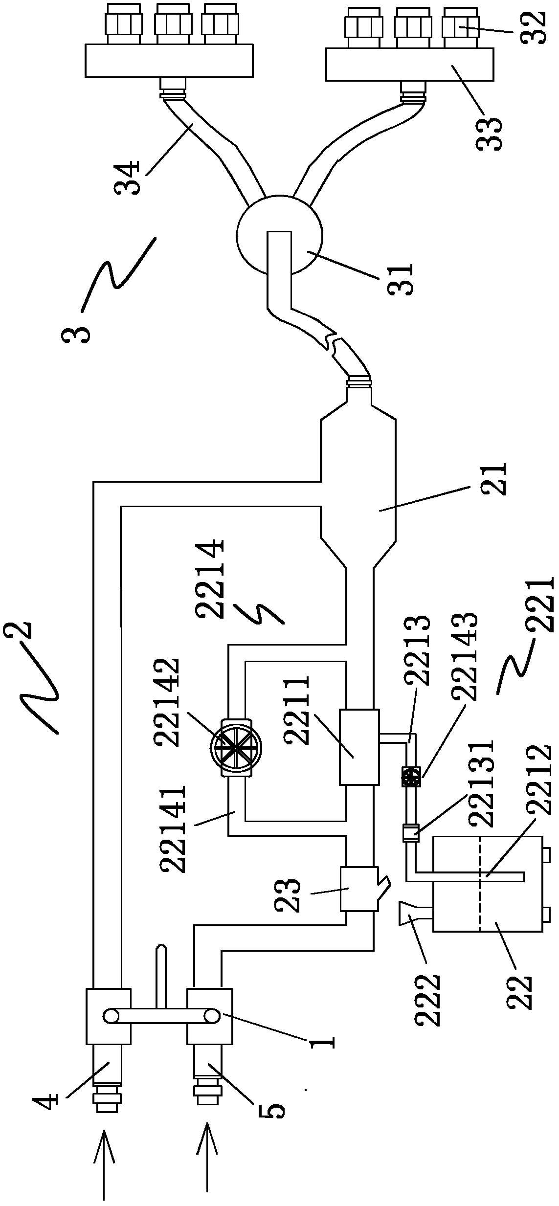 Foam dust suppression system and foam dust suppression method for mine excavation