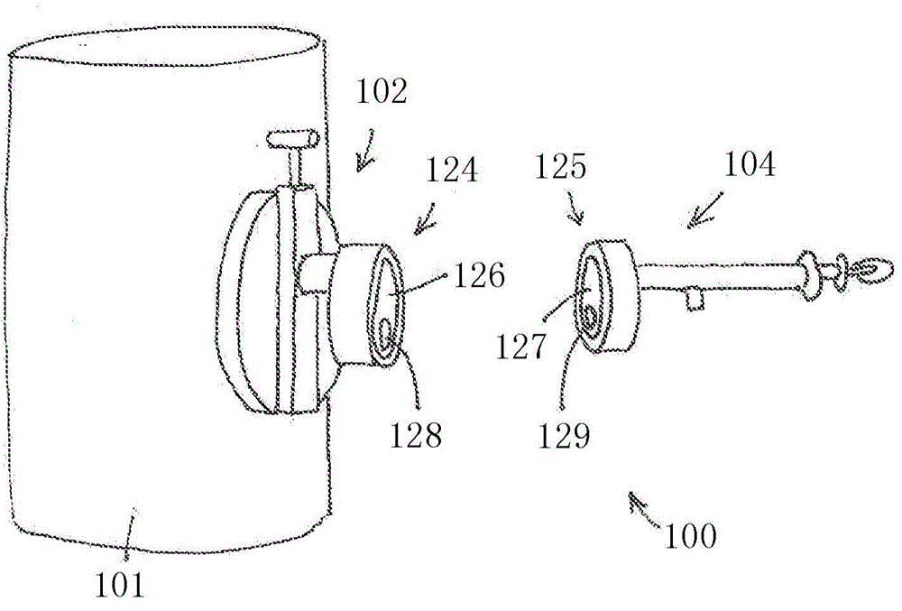 Interface and fluid-transfer system