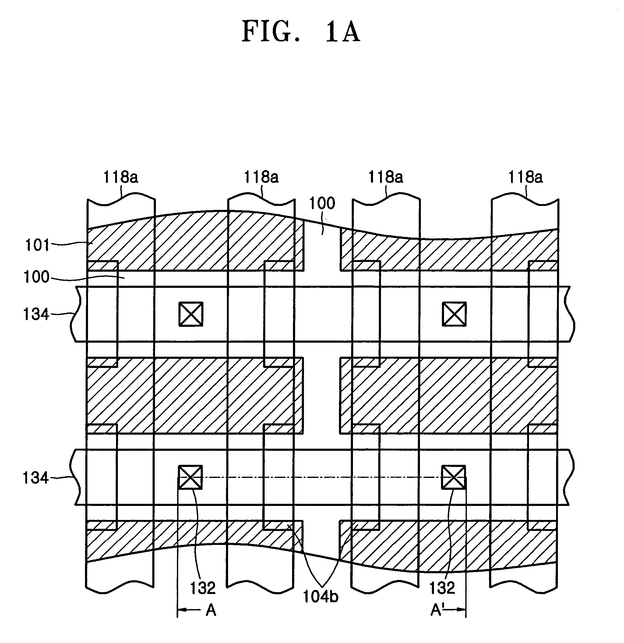 Split gate type nonvolatile semiconductor memory device, and method of fabricating the same