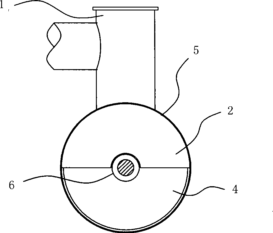 Draining device of extracting tube