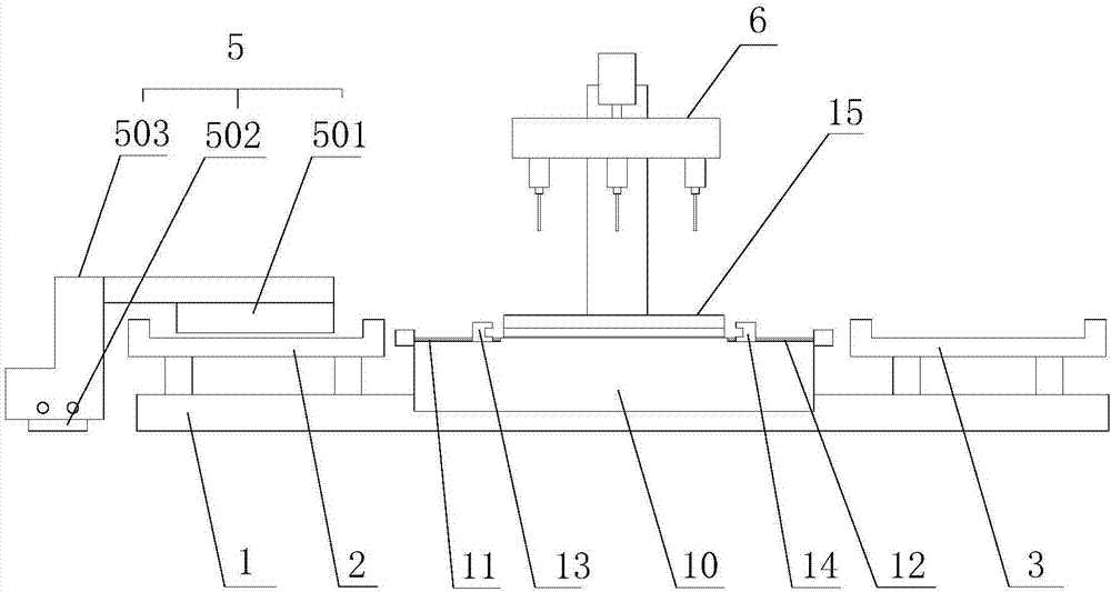 A continuous drilling equipment for automatic clamping of pcb board