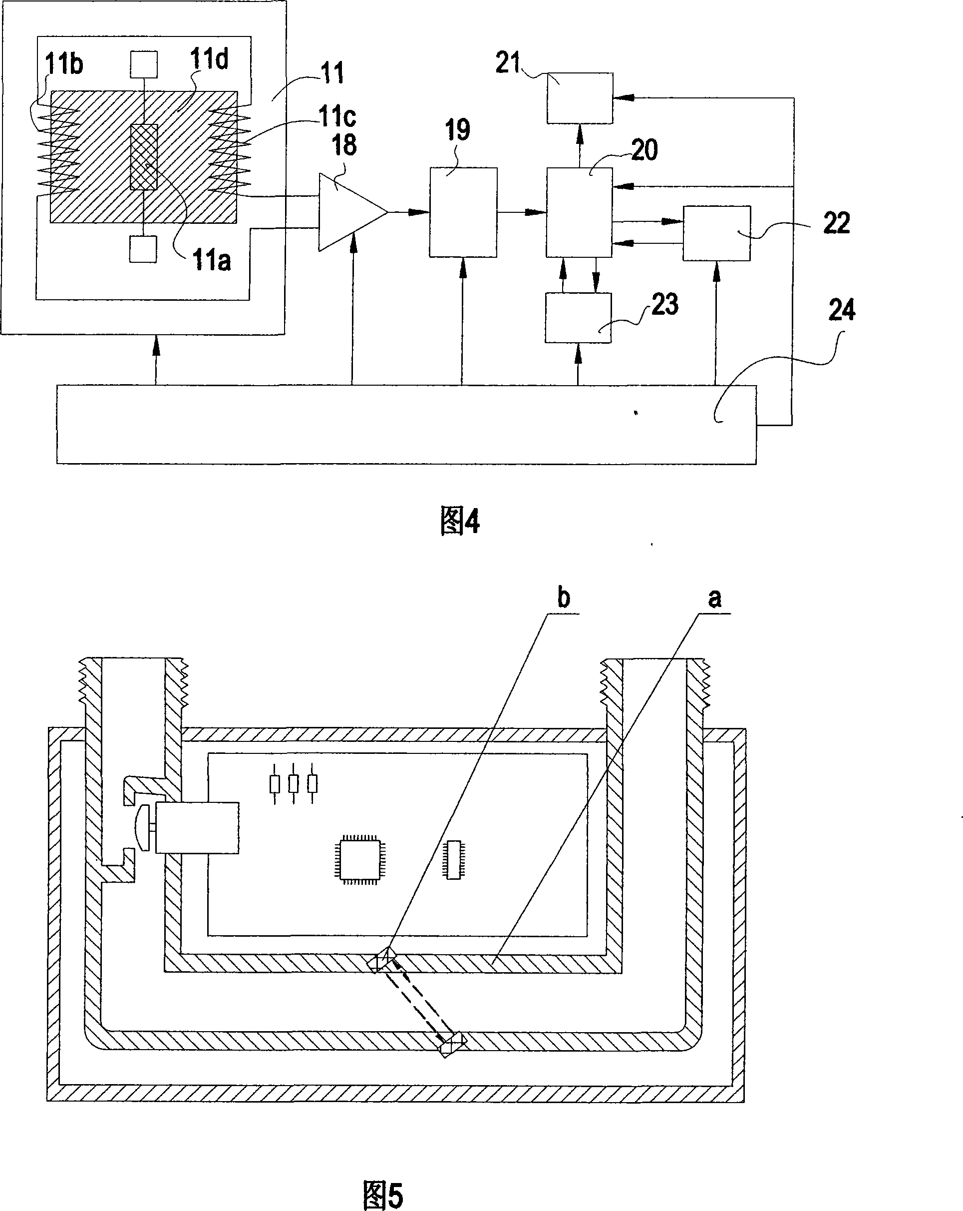 Electronic gas meter for mass and flow