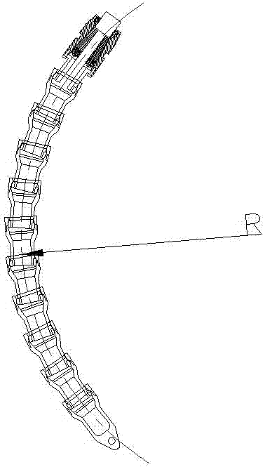 A pre-assembled joint-type submarine cable traction and anchoring integrated device