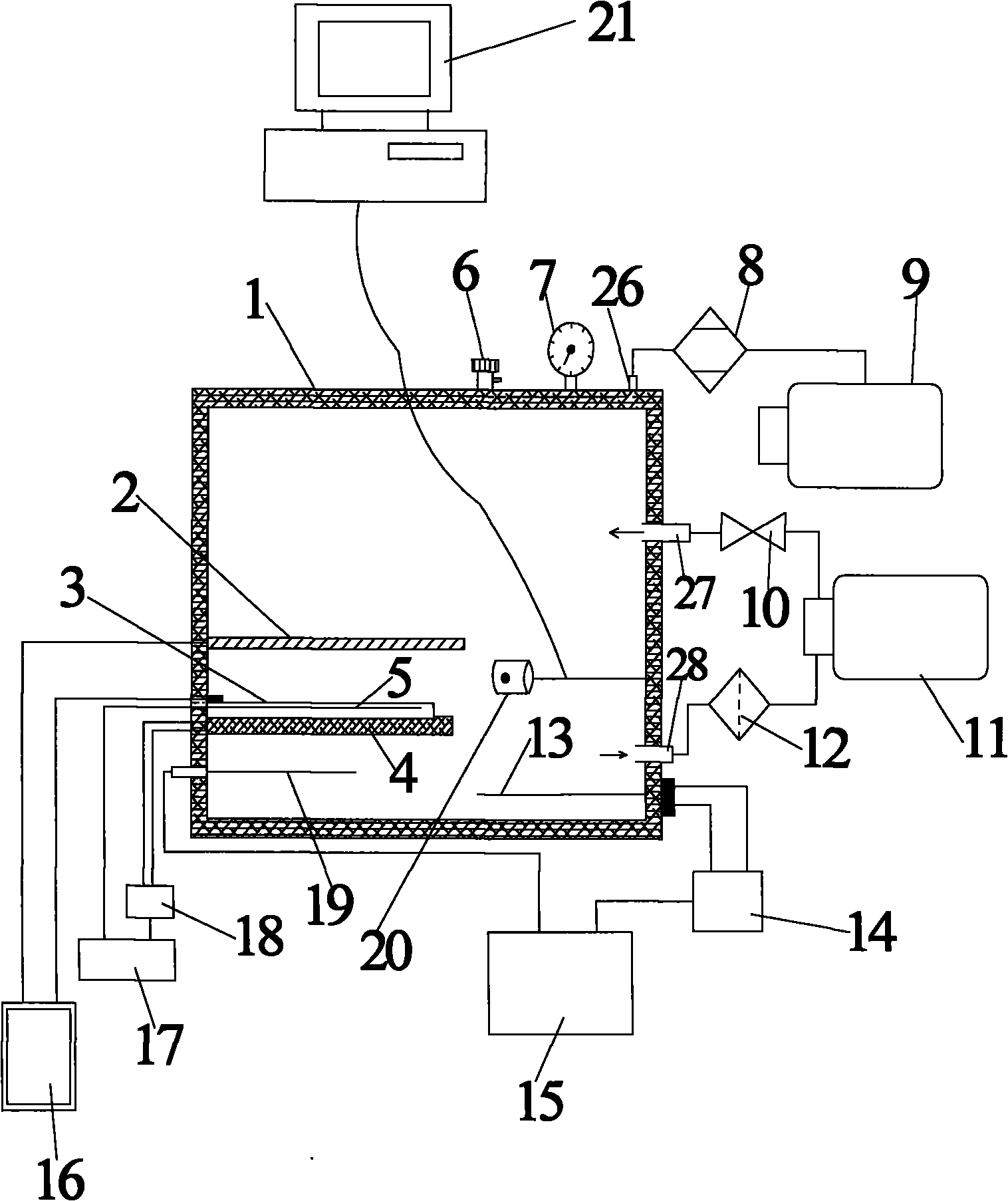 Electrolyte vacuum boiling type high speed electro-deposition method and device thereof