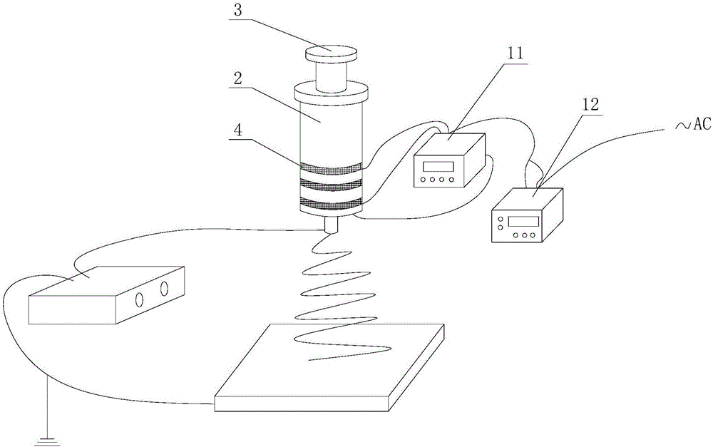 Hot-melting electrostatic integrated spinning machine
