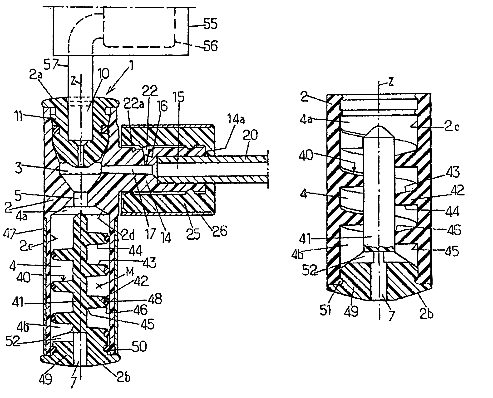 Device for heating milk and coffee machine comprising same