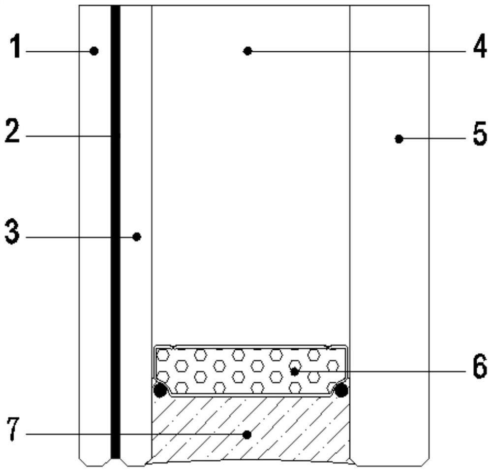 Low-frequency single hollow sound-insulation composite glass