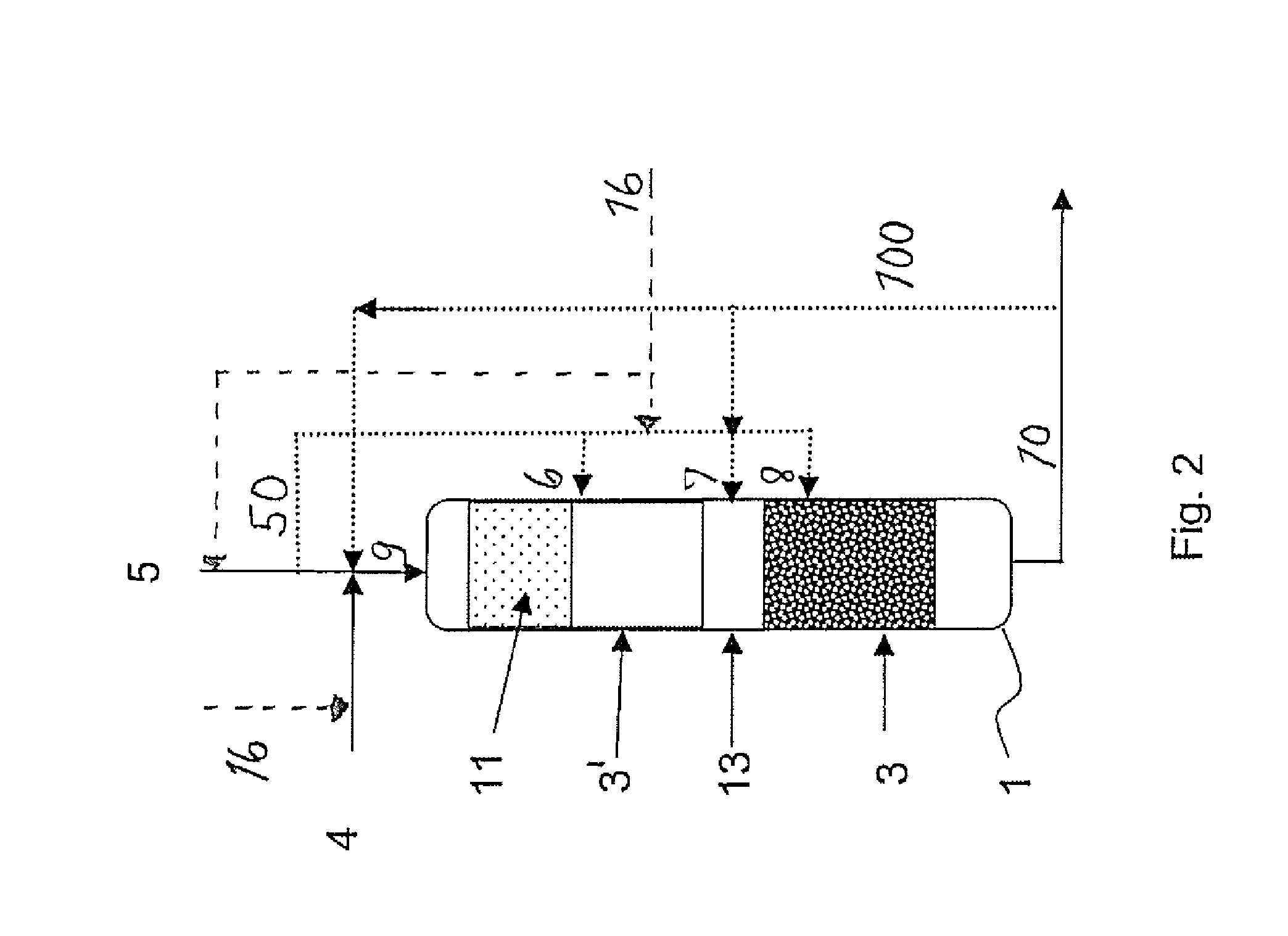 Process and apparatus for producing hydrocarbons by hydrogenating a terpene feed