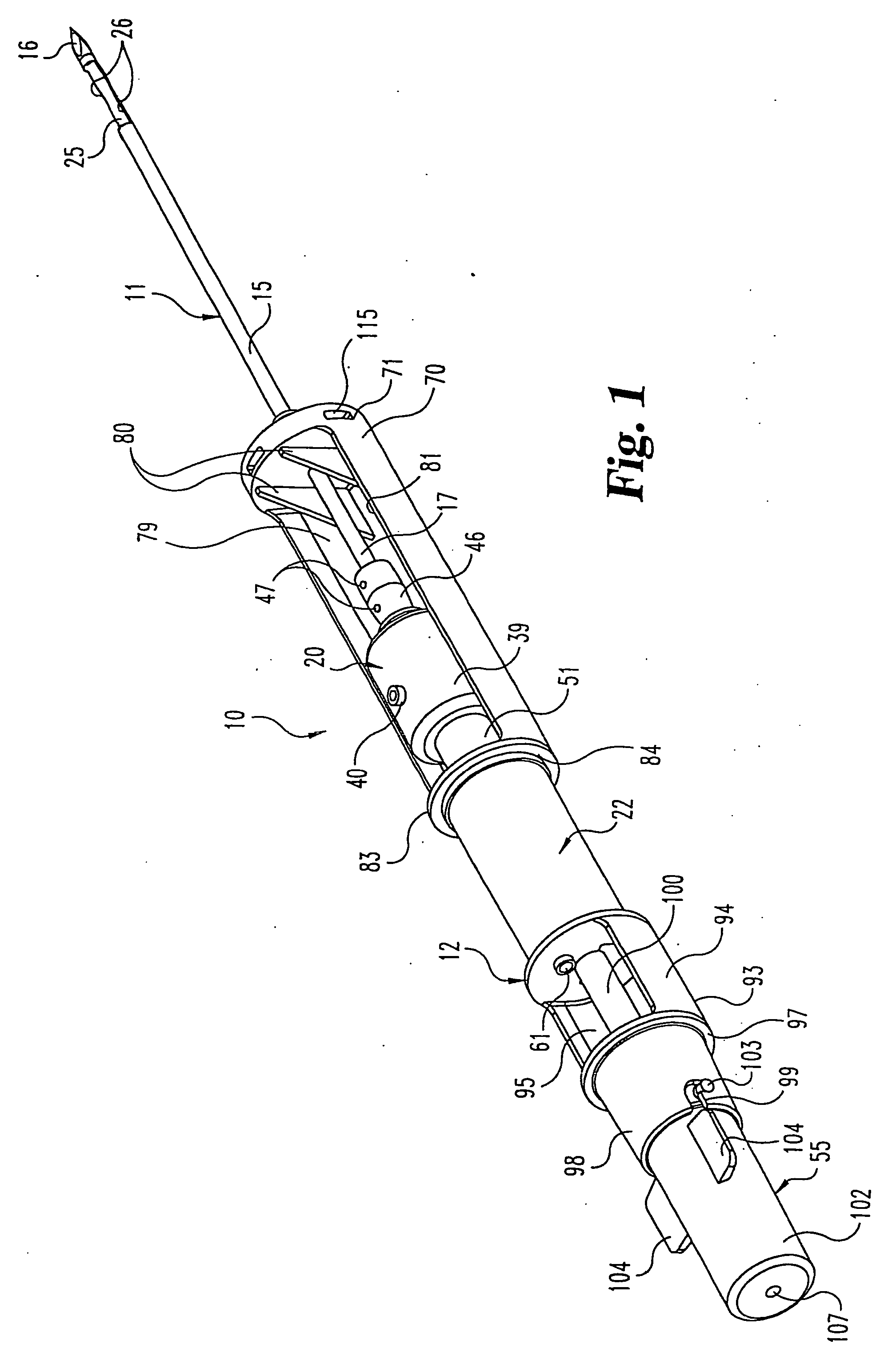 Selectively detachable outer cannula hub
