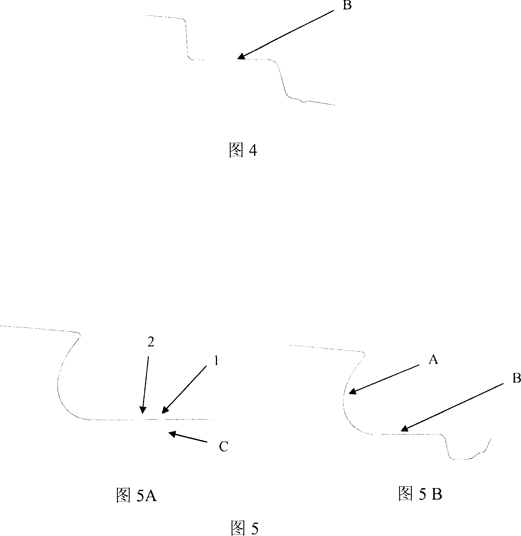 Method for forming platy pieces with negative angle
