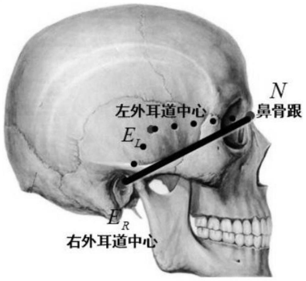 Craniocerebral puncture path establishment method and system for neurosurgical navigation